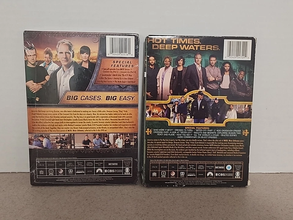 NCIS: New Orleans Seasons 1-2 DVD Season 1 Sealed Season 2 USED - Image 2 of 2