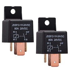 4-Pin Car Relay 24V 80A Relay On/Off Normally Open Car Truck Boat SPST Relays