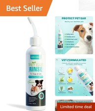 Vet-Formulated 4 Fl Oz Ear Cleaner for Dogs and Cats - Soothing Non-Irritating