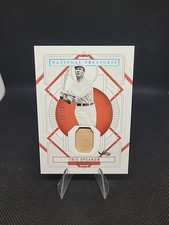 Tris Speaker 2021 Panini National Treasures Game-Used Bat 09/10 Holo Silver