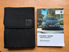 BMW 1 SERIES OWNERS HANDBOOK / MANUAL PACK WITH WALLET 2015-2019 2017 Print