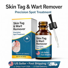 Natural Skin Tag Wart Remover Targeted Spot Applicator Easy At-Home Use