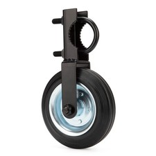 Gate Helper Wheel for Supporting Metal Swing Gates with 1-5/8" 1 Pack, Black