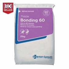 British Gypsum Thistle Bonding 60 Base Coat Plaster 25kg