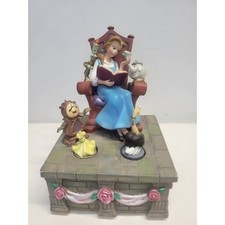Disney Beauty and the Beast Belle Be Our Guest Musical Figurine Music Box- works