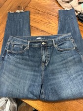 old navy boyfriend jeans frayed hem 12 skinny leg