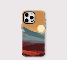 Desert Sunset iPhone Case Double Layer Tough Protective Case
