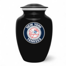 Metal Black St. Louis Cardinals Baseball Theme Cremation Urn Adult Ashes Urns