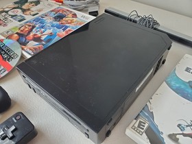 Black Nintendo Wii Console System Bundle w/ 10 Games Nunchuck TESTED! Epic