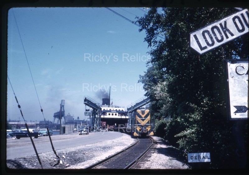 Original Slide CNW #1091 Chicago Northwestern 1959 Milwaukee WI “Madison" Ferry