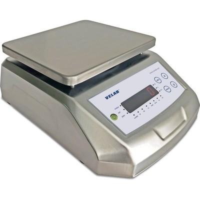 Velab VE-3K1 Industrial Washdown Scale 6 lb x 0.002 lb, IP68, Dual Display