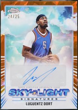 2024-25 Topps Chrome - Sky-Light Signatures Orange #SLS-LD Luguentz Dort NM