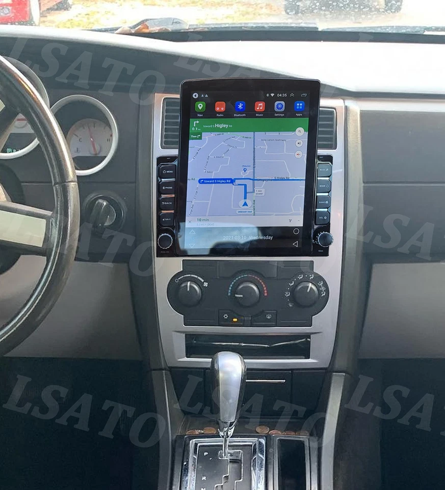 9.7“ For Dodge Magnum 2005-2008 Car Stereo Radio Android 15 Apple Carplay GPS FM - Image 2 of 4