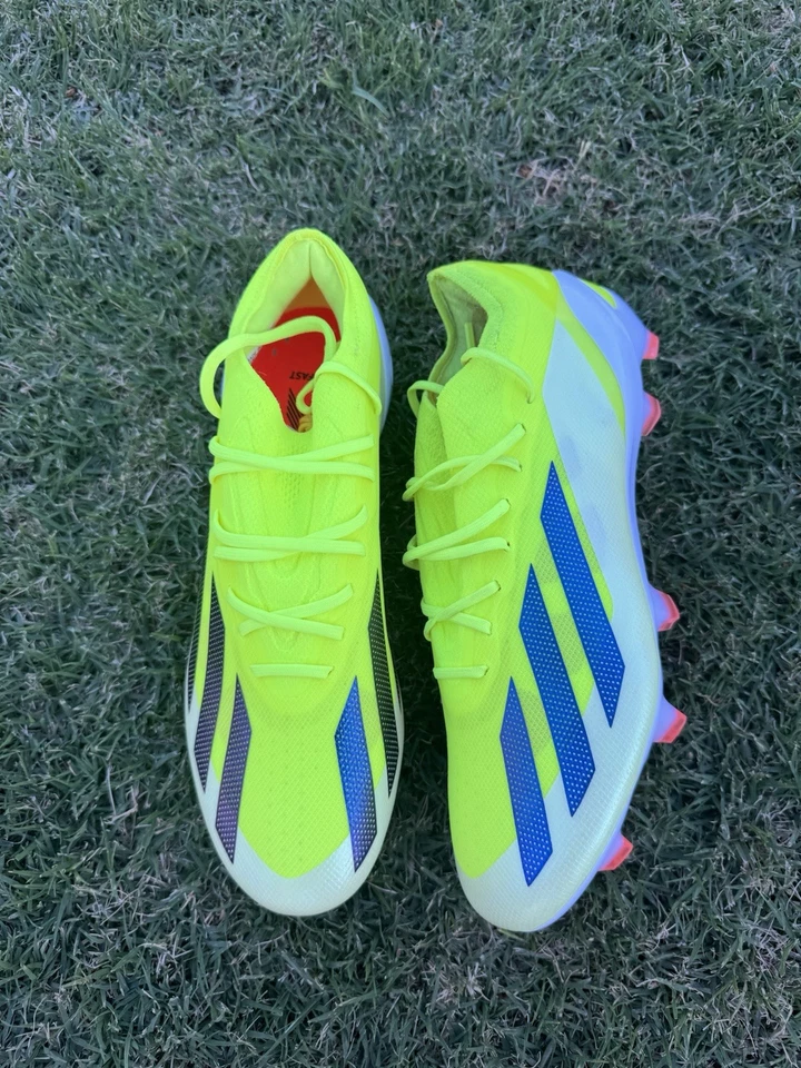 BOTAS DE FÚTBOL ADIDAS X CRAZYFAST.1 + FG VERDE TACOS IE2375 US 7 Foto 2 de 4