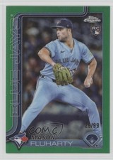 2025 Topps Chrome Update Green Refractor 29/99 Mason Fluharty #USC161 16m5