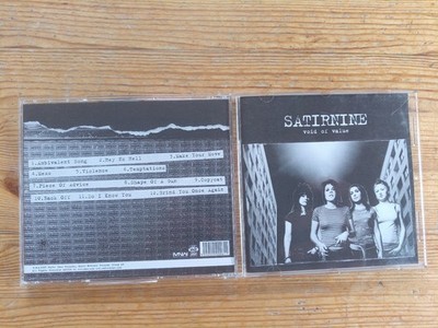 SATIRNINE - VOID OF VALUE - CD 2003 - GRATISVERSAND