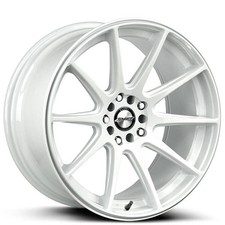 White Shift Wheels Gear 18x9 Rims 4pcs D4 White Shift Wheels Gear 18x9 Rims 4pcs D4