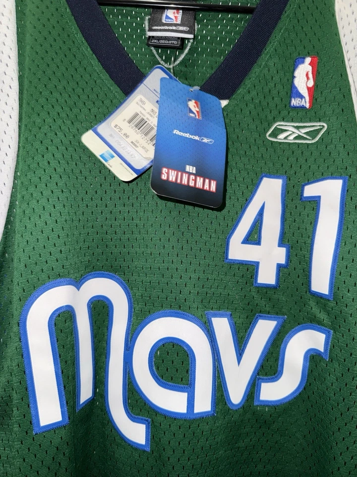 Camiseta Reebok NBA Dallas Mavericks Dirk Nowitzki Swingman XXL (Diseño P. Diddy) Foto 3 de 4