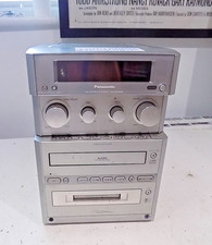 Panasonic SA-PM30MD MiniDisc Stereo System Silver FAULTY Sold as SPARES/PARTS