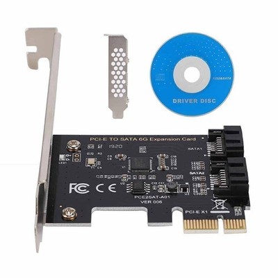 PCI E Cards PCI Express to SATA 3.0 2 Port SATA III 6Gbps Expansion Adapter