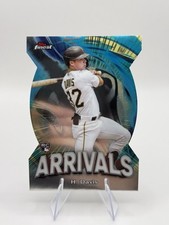 Henry Davis 2024 Topps Finest Arrivals Die Cut Rookie #A-4 Pirates Trading Card