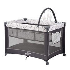 Pack Play W/ Bassinet Portable Playard for Baby