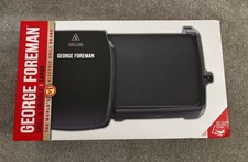 George Foreman Large Electric Grill & Griddle Non-Stick Dual Temp 10 Portion