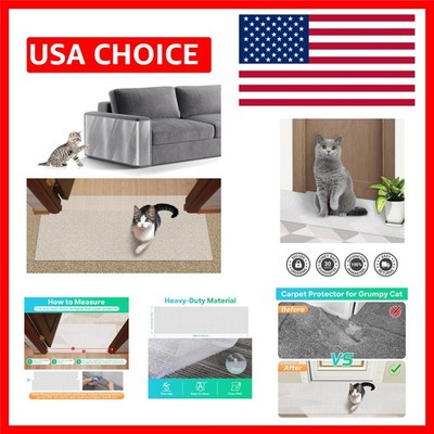 Versatile 8.2ftx12.2in Carpet Protector - Safeguard Your Carpets from Cats