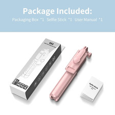 Iphone Selfie Stick Tripod Stand Detachable Remote Control Monopod for Tiktok Li