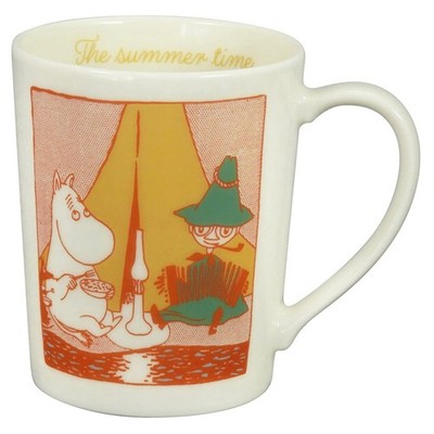 Yamaka Shoten MOOMIN ''The Summer Time'' Mug, Approx. 350ml, Microwave-Safe, Moomi