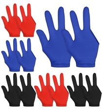 FRCTLNKG 12 Pieces Billiards Glove, Pool Glove Right Hand for Men Breathable ...