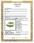 GENUINE 0.18 Cts EMERALD & LAB CREATED EMERALDS RING 10K GOLD - Free Appraisal — photo 8