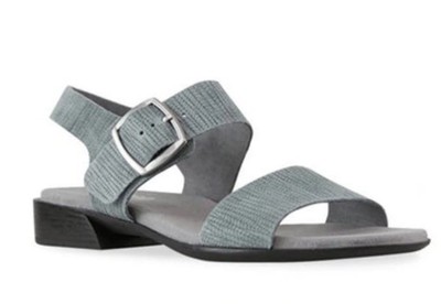 Munro Cleo Casual Block Heel Sandals Light Blue New Size 8W