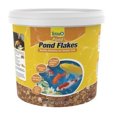 Pond Flakes Fish Food Small Goldfish Koi Nutritional Daily Diet Clear Water