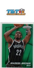 Markel Brown 2014-15 Panini Prizm Prizms Green #285 Brooklyn Nets RC 101