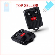 big-autoparts 2 Packs 3 Button Replacement Keyless Entry Remote Key Fob Compatib