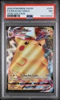2020 POKEMON SWORD & SHIELD VIVID VOLTAGE #044 FULL ART/PIKACHU VMAX PSA 7