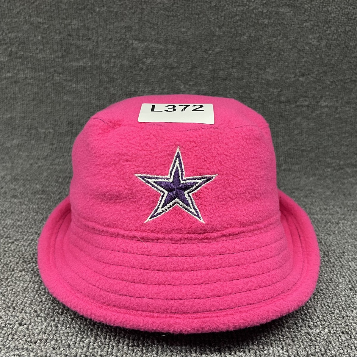 New Era NFL Dallas Cowboys Infant Reversible Fleece Bucket Hat Pink Purple Kids