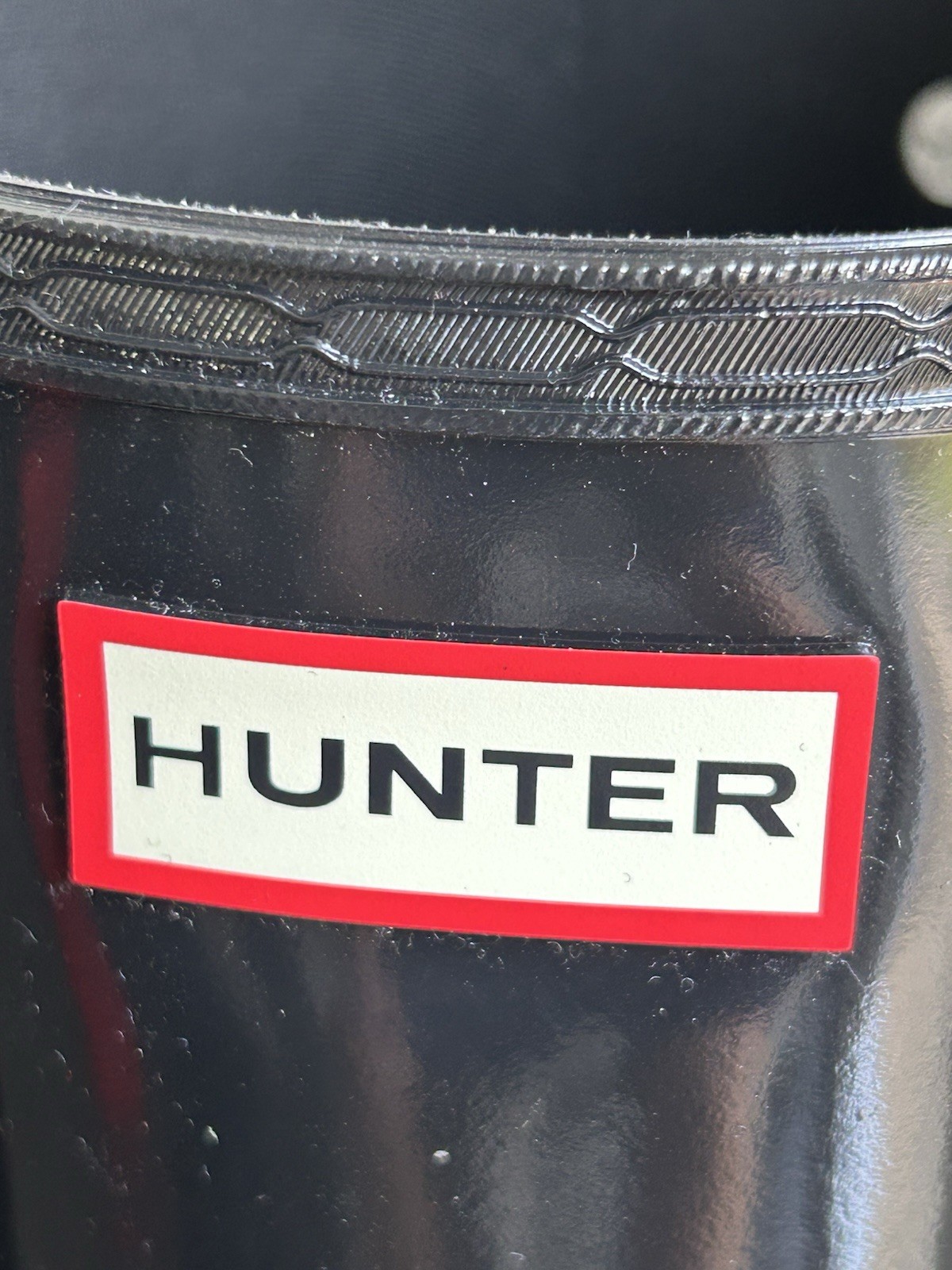 Hunter Original Tall Gloss Black Wellington Boots UK 8 EU 42 BrandNew RRP £140 image 10