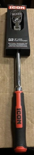 Icon Ratchet R3LFG 1/2'' Drive 18” Long Reach Flex Head With Comfort Grip - product listing photo