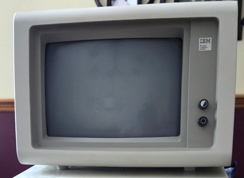 Vintage IBM 5151 Monochrome Monitor Personal Computer Display - Untested/Parts