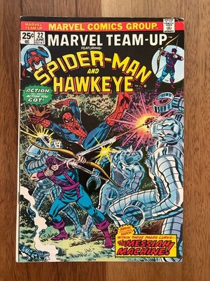 MARVEL TEAM-UP #22 (Marvel, 1972) VG-F Spider-man,Hawkeye