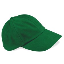 Beechfield Cap Low Profile Heavy Brushed Cotton Baseball Hat Pre-Curved Peak