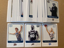 LARRY BIRD VINCE CARTER 2001 FLEER GREATS OF THE GAME PARTIAL SET 69/84 LOT HOFs