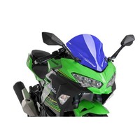 Windschutzscheibe Puig Z-RACING FUR Kawasaki Ninja E-1 24-25 Blau