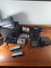 Assorted Cameras And Accessories Lot Parts