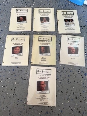 The Dialogue - An Interview with Screenwriter DVD Lot Learning From The Masters
