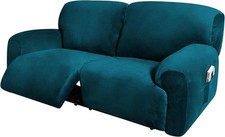 Extra Wide 75  - 100  , 2-Seater Recliner Sofa, Washable Dark Teal 