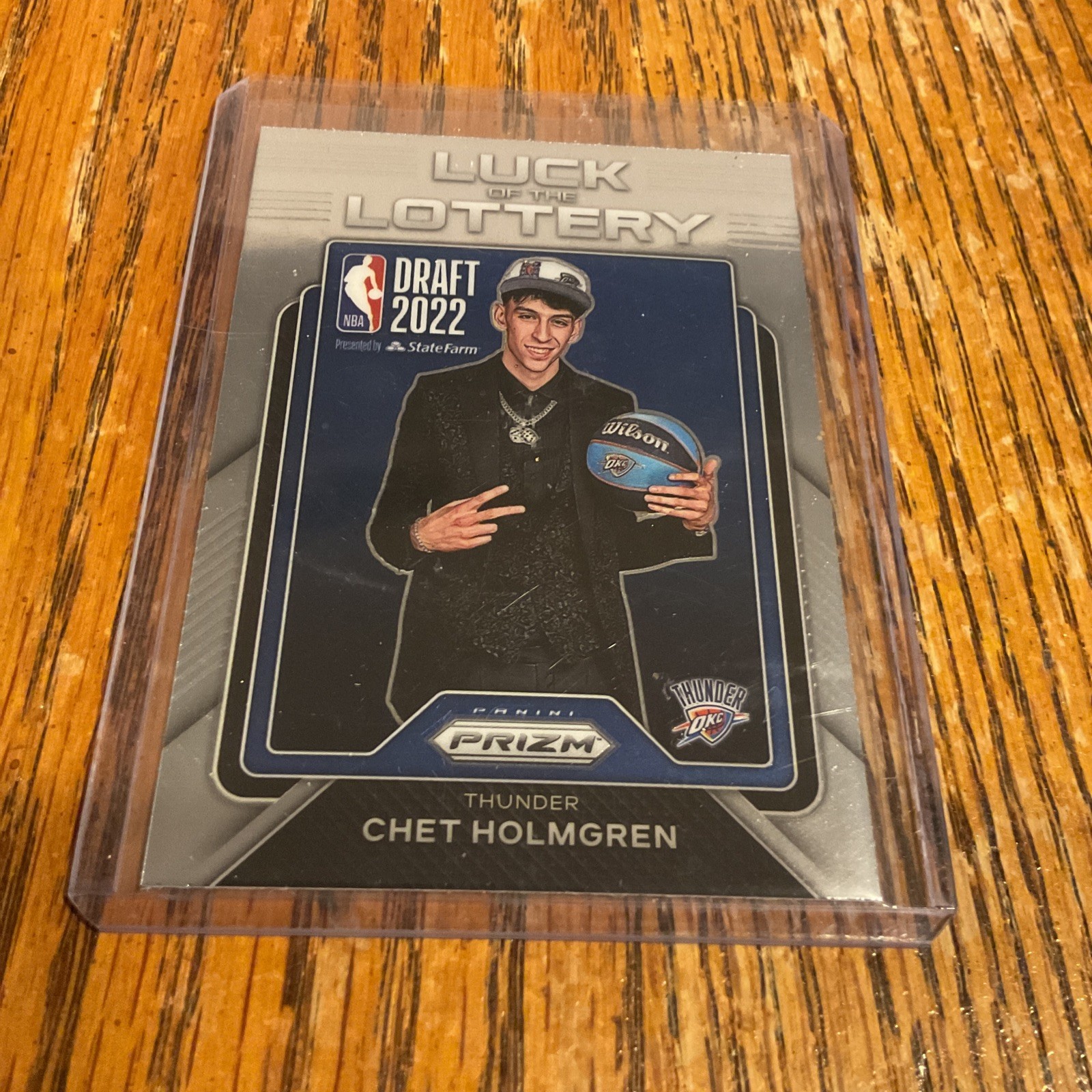 2022-23 Panini Prizm #13 Chet Holmgren Luck of the Lottery RC