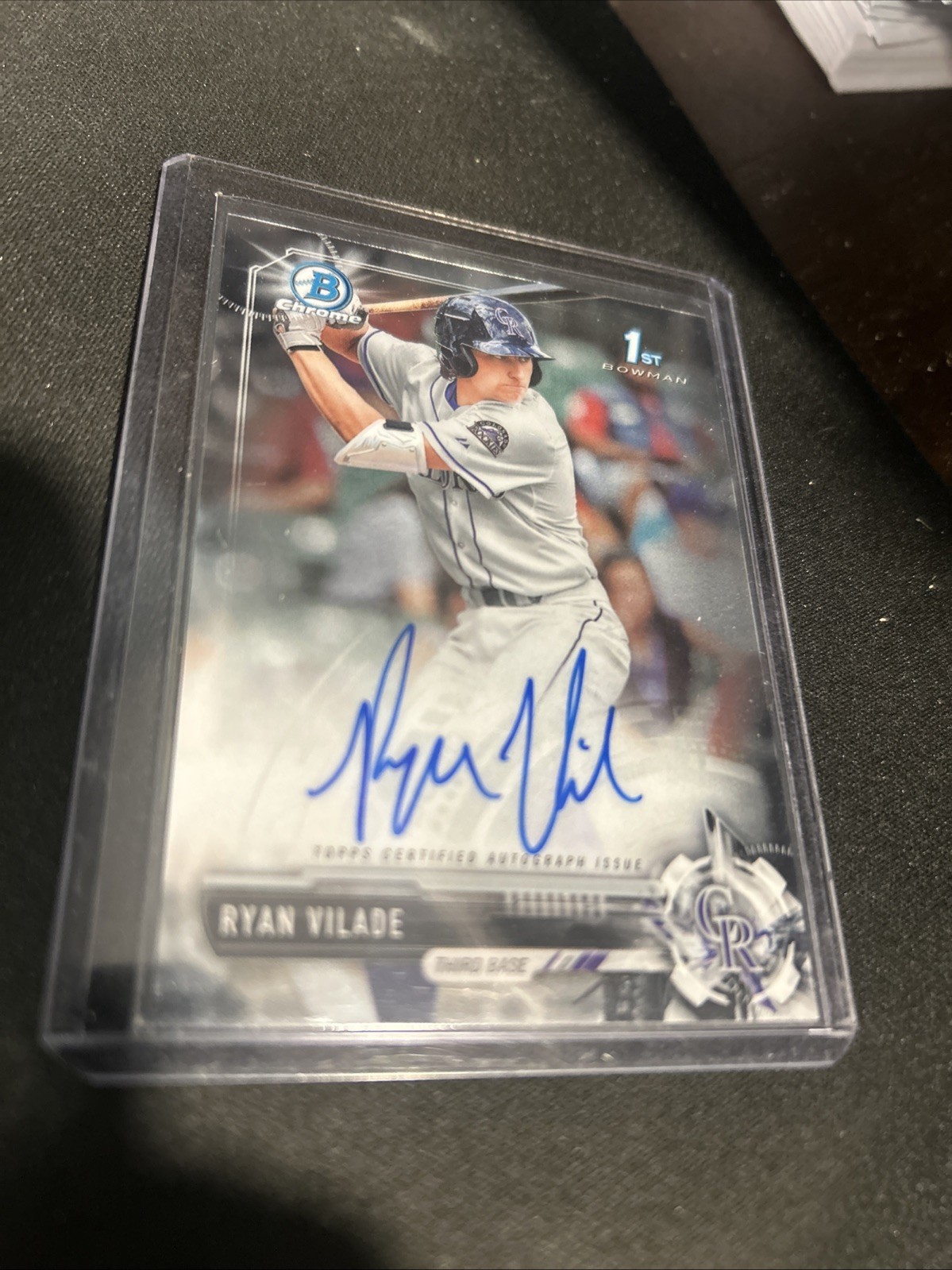 2017 Bowman Chrome Ryan Vilade Auto #CDA-RV Autograph RAYS